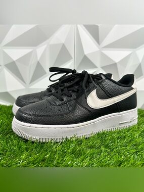 Nike Air Force 1 Low Black White Size 6 (GS) - CT3839-002